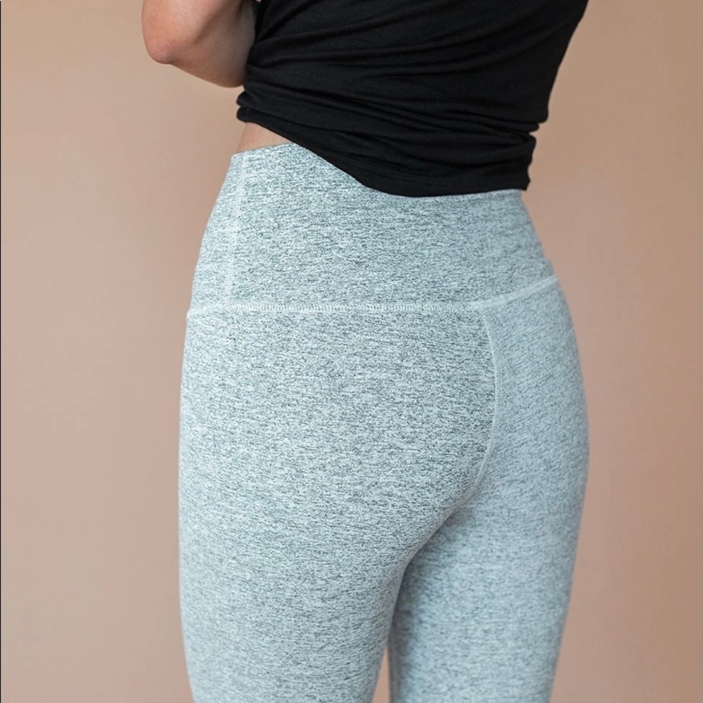 ALBION INTENTION COMPRESSION LEGGINGS, HEATHER GREY - Picture 3 of 7